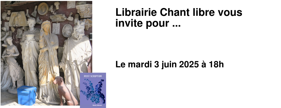 Librairie+Chant+libre+vous+invite+pour+...