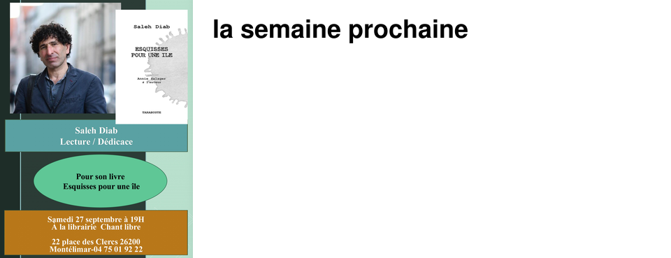  la semaine prochaine
