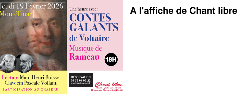 A l'affiche de Chant libre