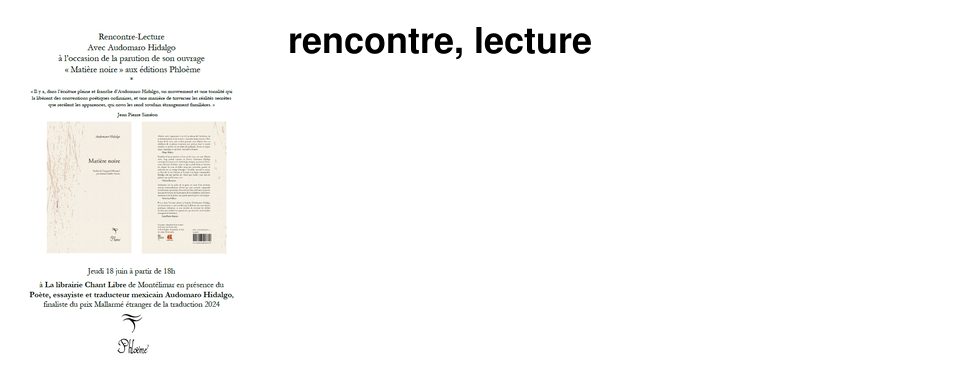 rencontre, lecture