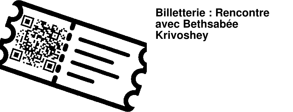 Billetterie : Rencontre avec Bethsab�e Krivoshey